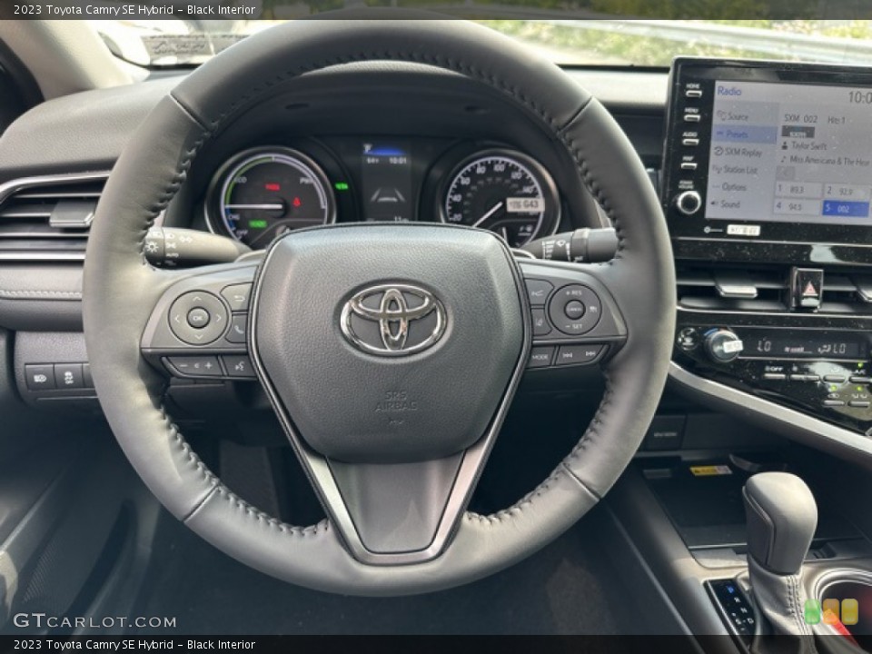 Black Interior Steering Wheel for the 2023 Toyota Camry SE Hybrid #146208765
