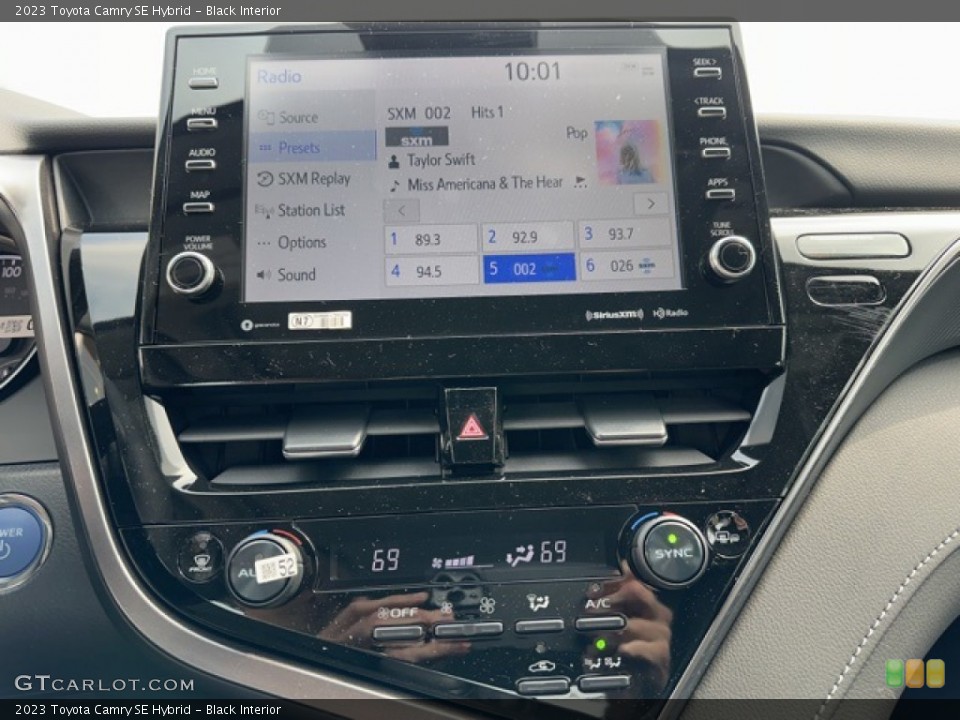 Black Interior Controls for the 2023 Toyota Camry SE Hybrid #146208840
