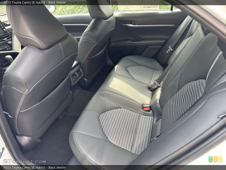 Black Interior Rear Seat for the 2023 Toyota Camry SE Hybrid #146208945