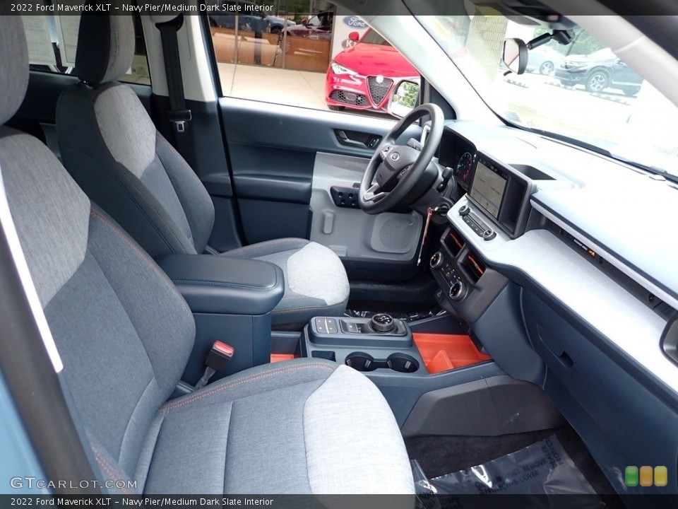 Navy Pier/Medium Dark Slate Interior Front Seat for the 2022 Ford Maverick XLT #146210304
