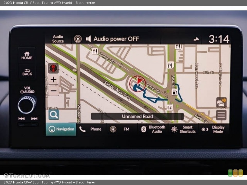 Black Interior Navigation for the 2023 Honda CR-V Sport Touring AWD Hybrid #146210750