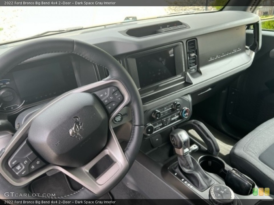 Dark Space Gray Interior Dashboard for the 2022 Ford Bronco Big Bend 4x4 2-Door #146210754
