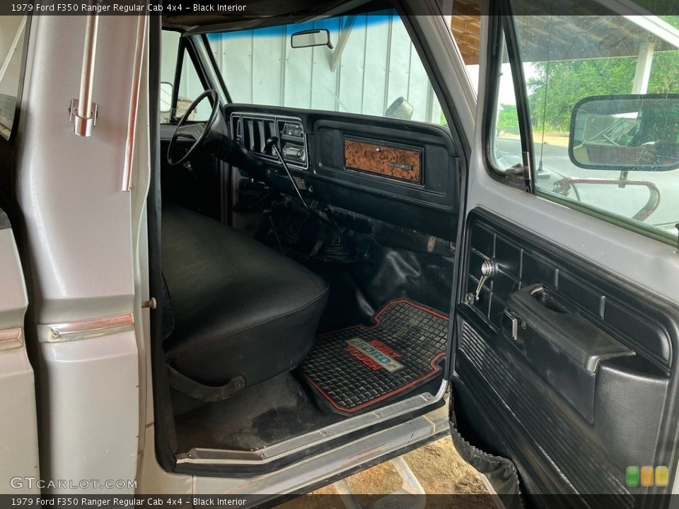 Black Interior Front Seat for the 1979 Ford F350 Ranger Regular Cab 4x4 #146210934