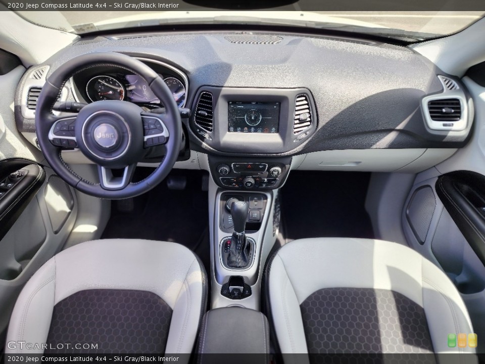 Ski Gray/Black Interior Front Seat for the 2020 Jeep Compass Latitude 4x4 #146211234