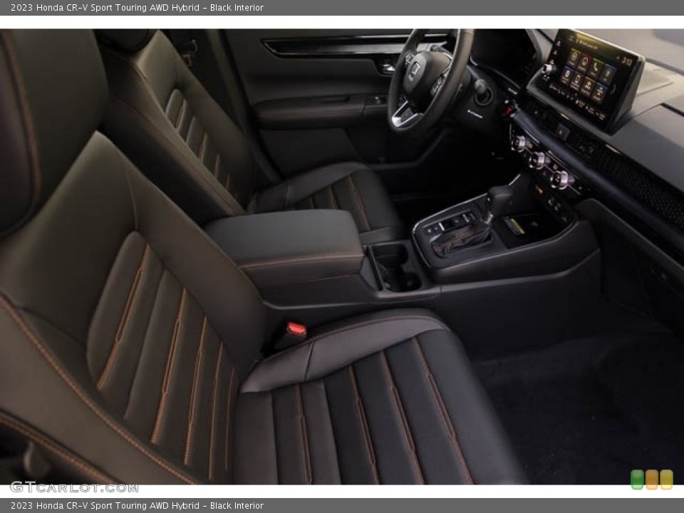 Black Interior Front Seat for the 2023 Honda CR-V Sport Touring AWD Hybrid #146211474