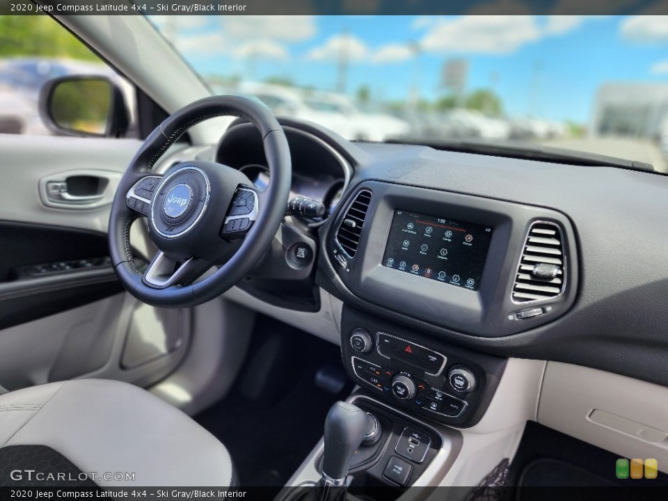Ski Gray/Black Interior Dashboard for the 2020 Jeep Compass Latitude 4x4 #146211486