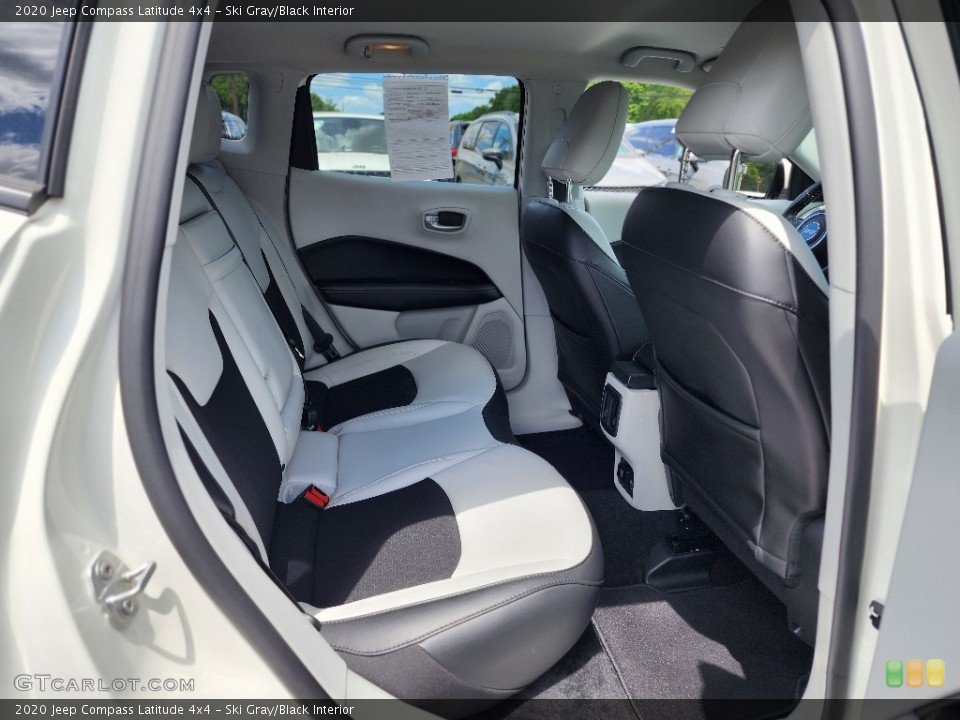 Ski Gray/Black Interior Rear Seat for the 2020 Jeep Compass Latitude 4x4 #146211507