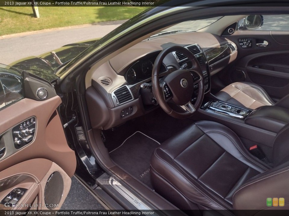 Portfolio Truffle/Poltrona Frau Leather Headlining Interior Photo for the 2013 Jaguar XK XK Coupe #146212473