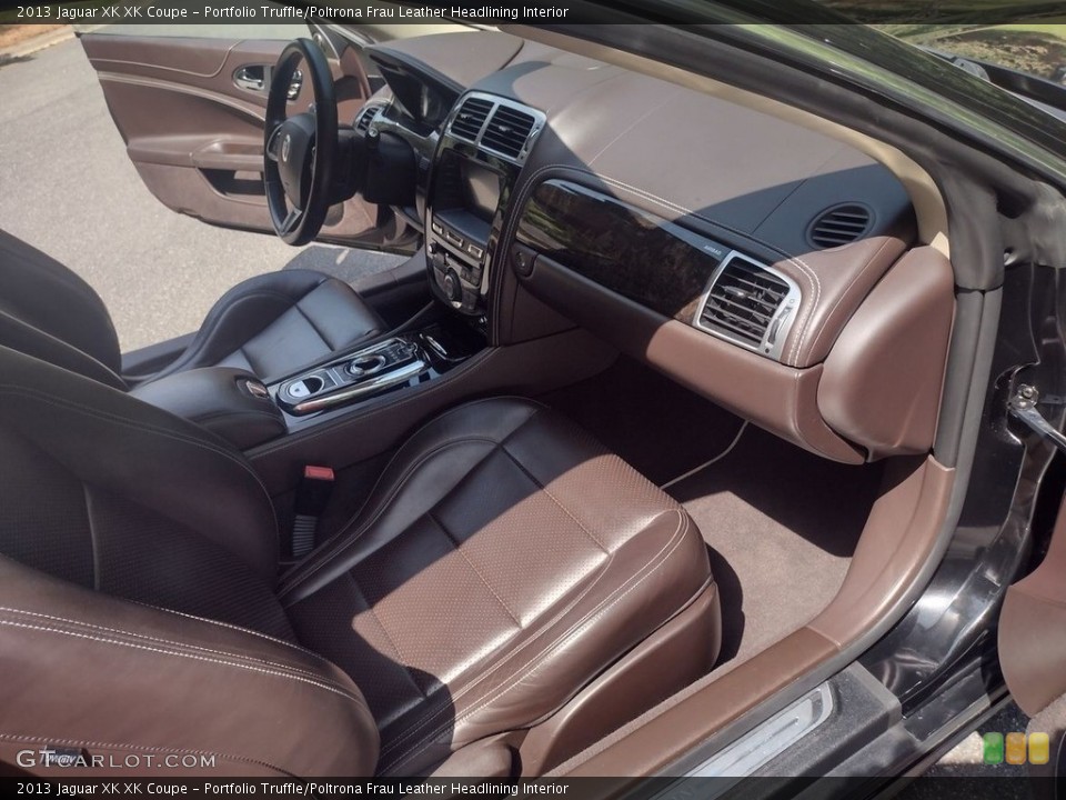 Portfolio Truffle/Poltrona Frau Leather Headlining Interior Dashboard for the 2013 Jaguar XK XK Coupe #146212494