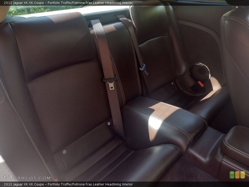 Portfolio Truffle/Poltrona Frau Leather Headlining Interior Rear Seat for the 2013 Jaguar XK XK Coupe #146212512
