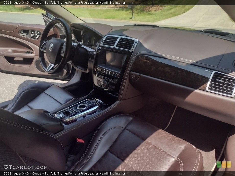 Portfolio Truffle/Poltrona Frau Leather Headlining Interior Dashboard for the 2013 Jaguar XK XK Coupe #146212677