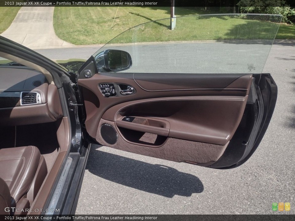 Portfolio Truffle/Poltrona Frau Leather Headlining Interior Door Panel for the 2013 Jaguar XK XK Coupe #146212698