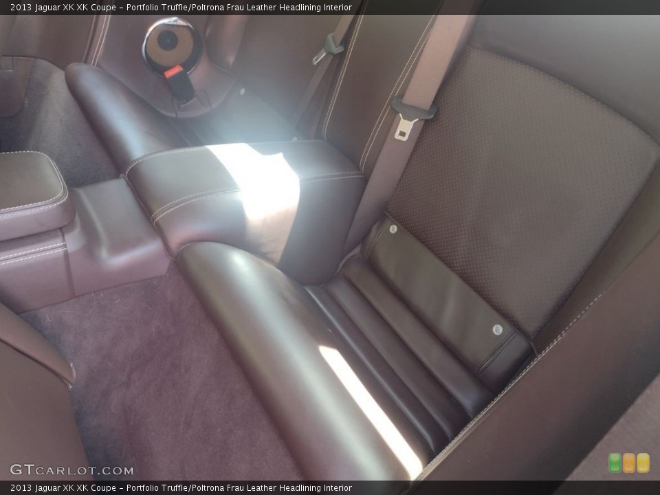 Portfolio Truffle/Poltrona Frau Leather Headlining Interior Rear Seat for the 2013 Jaguar XK XK Coupe #146212743