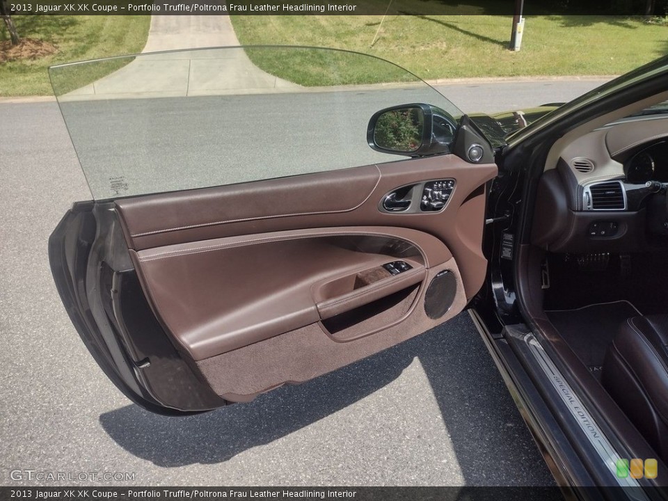 Portfolio Truffle/Poltrona Frau Leather Headlining Interior Door Panel for the 2013 Jaguar XK XK Coupe #146212768