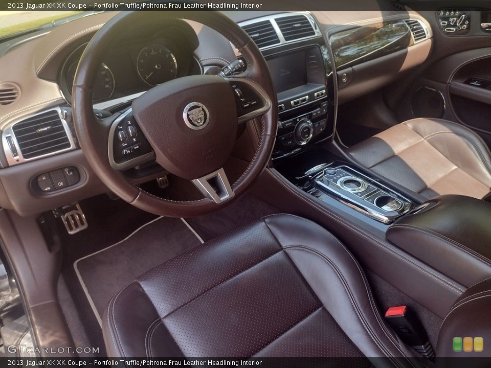 Portfolio Truffle/Poltrona Frau Leather Headlining Interior Prime Interior for the 2013 Jaguar XK XK Coupe #146212788