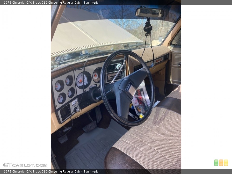 Tan Interior Photo for the 1978 Chevrolet C/K Truck C10 Cheyenne Regular Cab #146213657