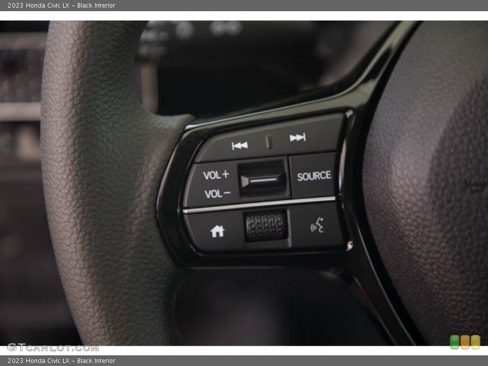 Black Interior Steering Wheel for the 2023 Honda Civic LX #146214376