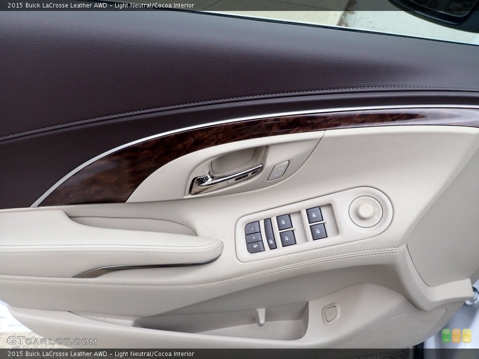 Light Neutral/Cocoa Interior Door Panel for the 2015 Buick LaCrosse Leather AWD #146214381