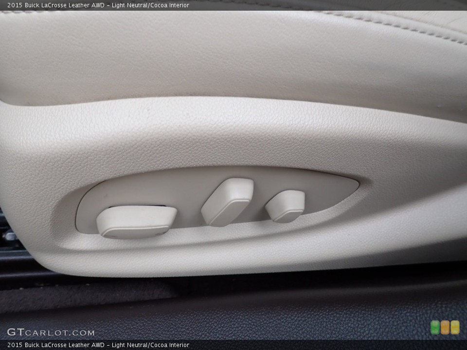 Light Neutral/Cocoa Interior Front Seat for the 2015 Buick LaCrosse Leather AWD #146214397