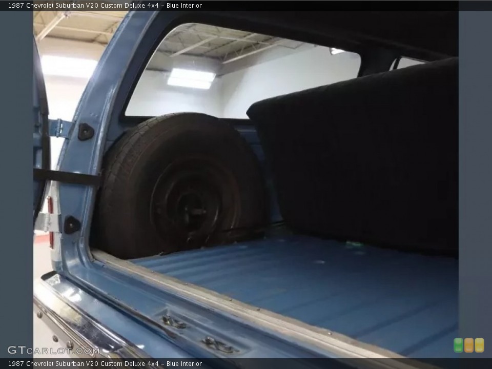Blue Interior Trunk for the 1987 Chevrolet Suburban V20 Custom Deluxe 4x4 #146215658