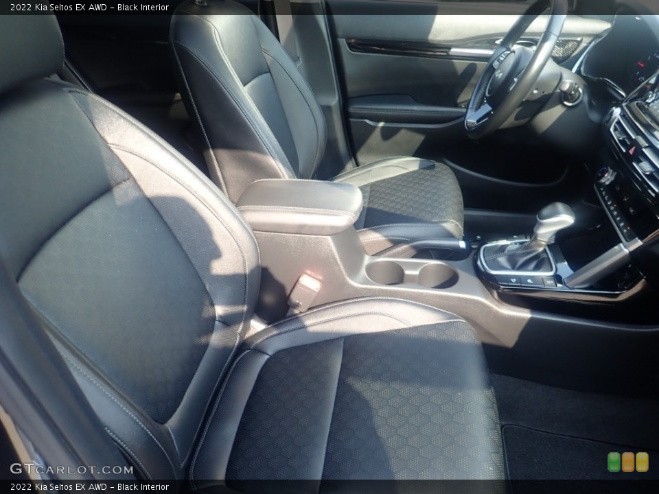 Black Interior Front Seat for the 2022 Kia Seltos EX AWD #146216493