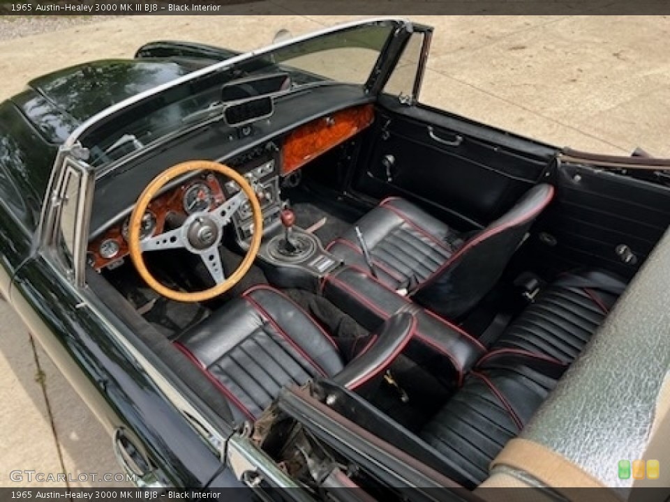 Black Interior Photo for the 1965 Austin-Healey 3000 MK III BJ8 #146217162