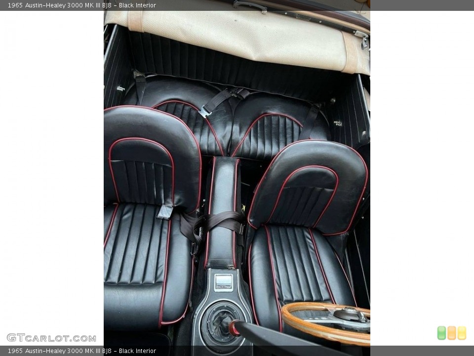 Black Interior Front Seat for the 1965 Austin-Healey 3000 MK III BJ8 #146217186
