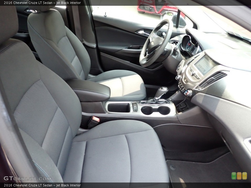 Jet Black Interior Front Seat for the 2016 Chevrolet Cruze LT Sedan #146217207
