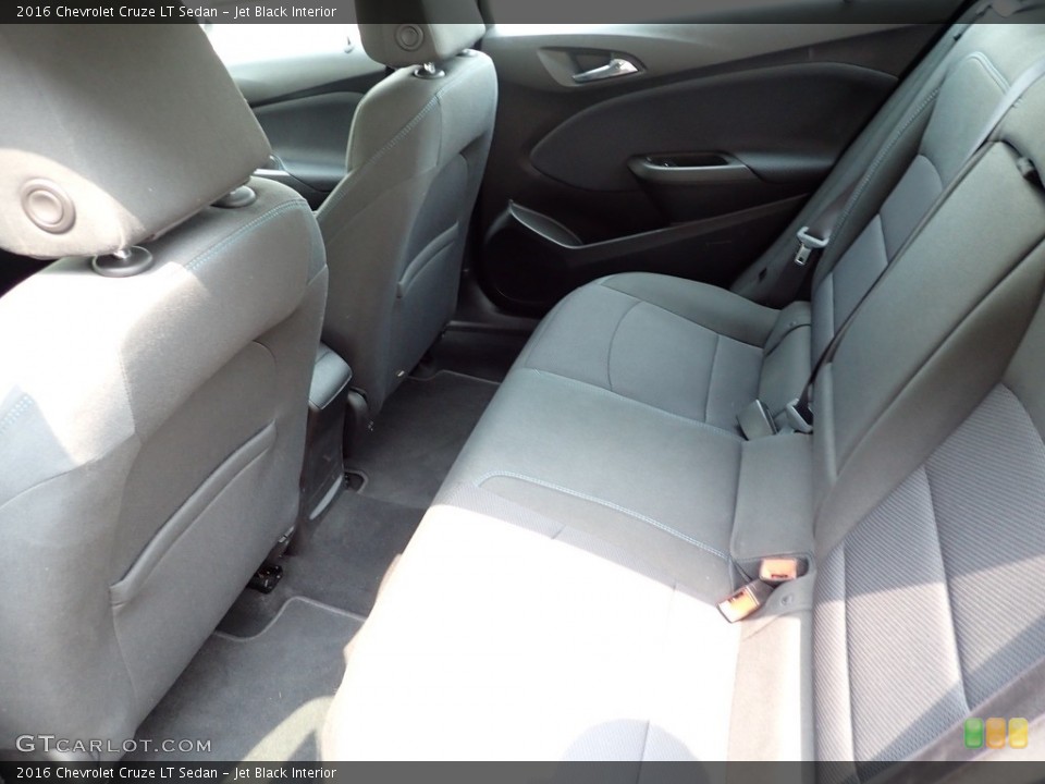 Jet Black Interior Rear Seat for the 2016 Chevrolet Cruze LT Sedan #146217220