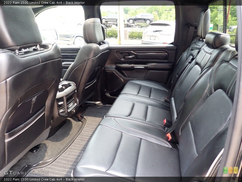 Black Interior Rear Seat for the 2022 Ram 1500 Limited Crew Cab 4x4 #146219433