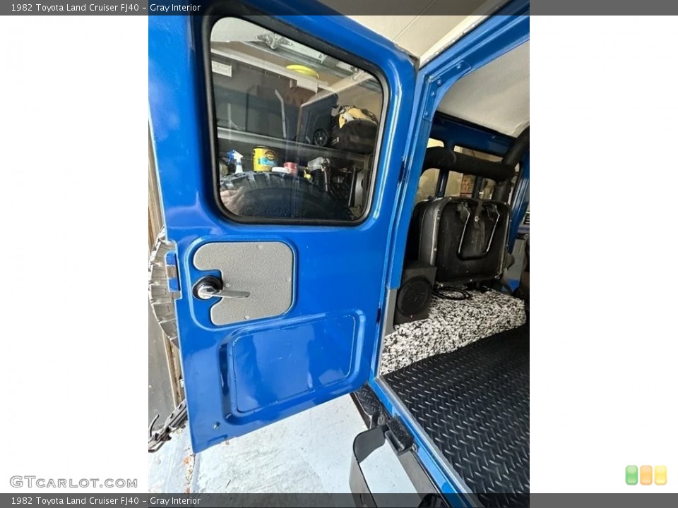 Gray Interior Door Panel for the 1982 Toyota Land Cruiser FJ40 #146221953