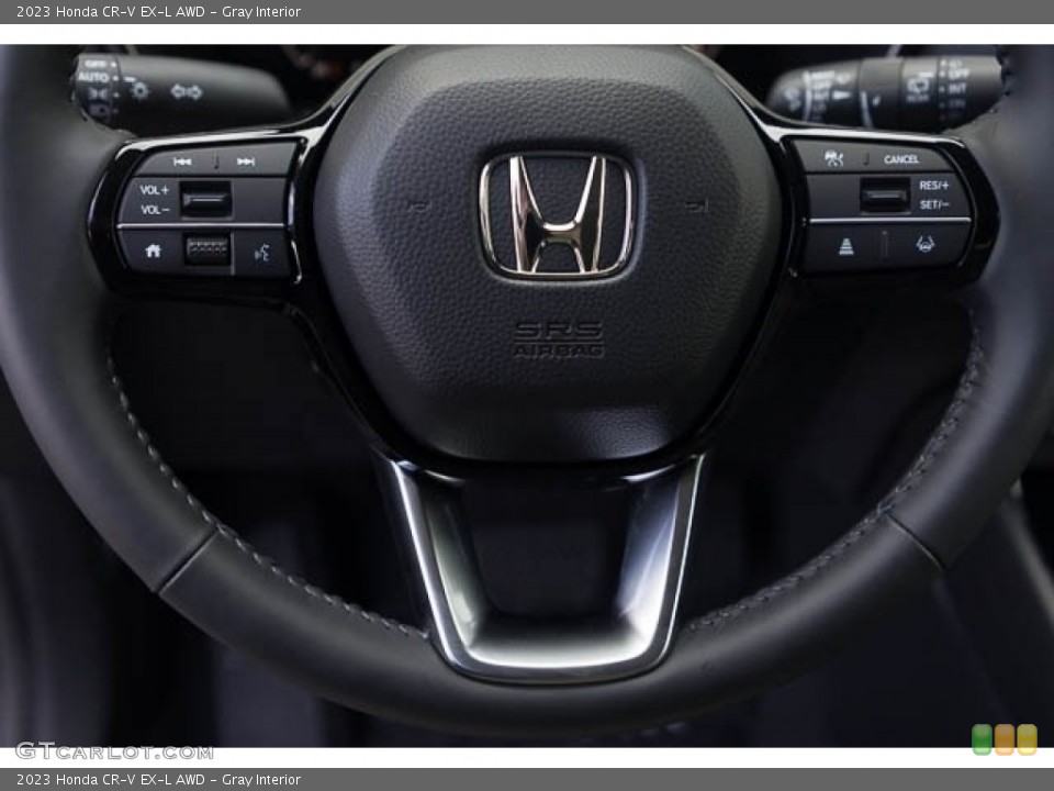 Gray Interior Steering Wheel for the 2023 Honda CR-V EX-L AWD #146222031