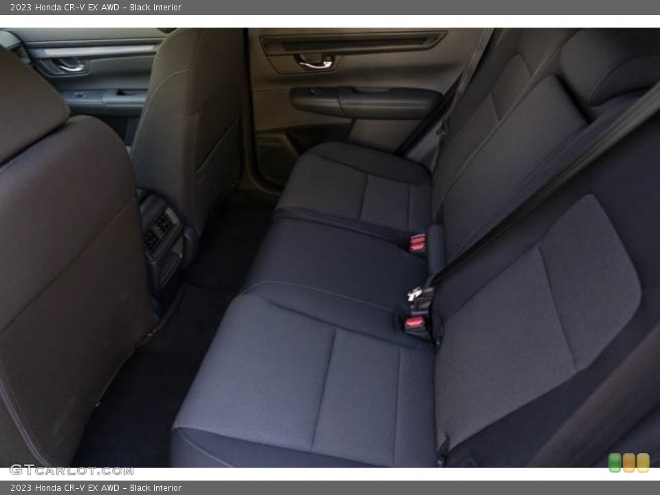 Black Interior Rear Seat for the 2023 Honda CR-V EX AWD #146222751