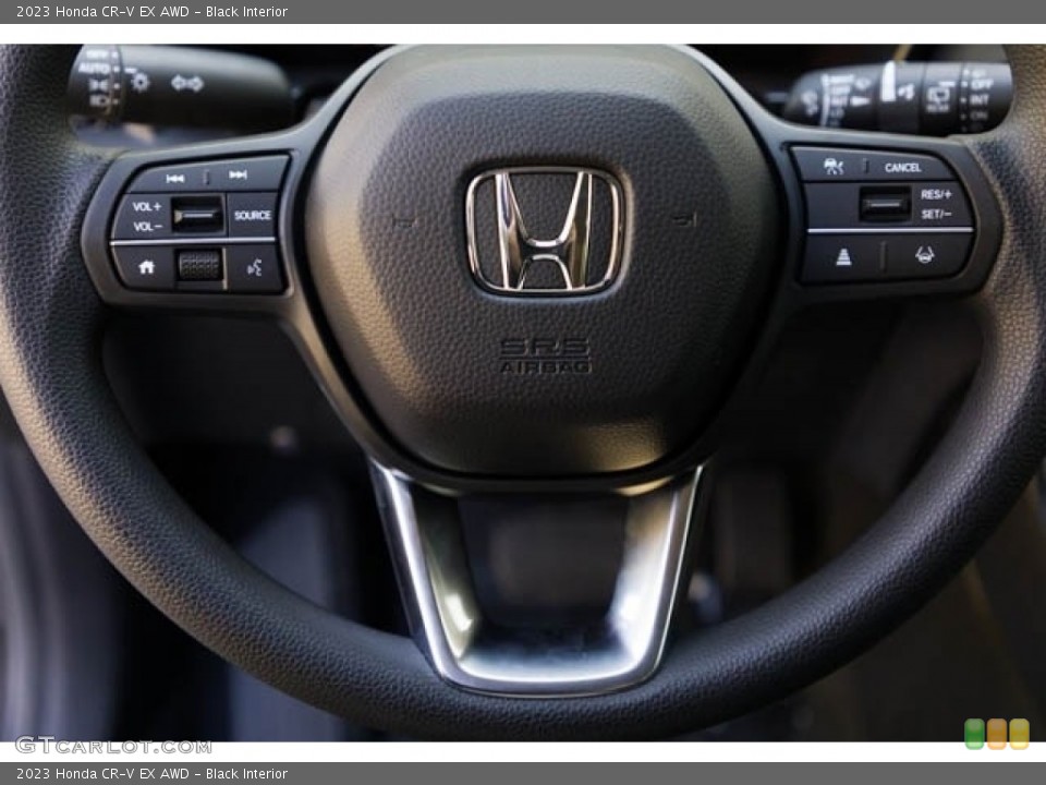 Black Interior Steering Wheel for the 2023 Honda CR-V EX AWD #146222799