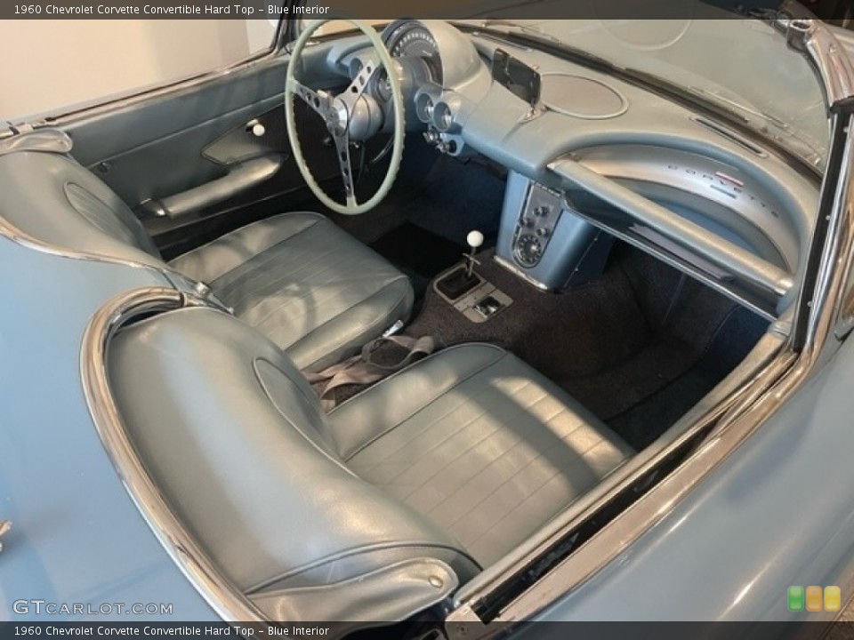 Blue 1960 Chevrolet Corvette Interiors
