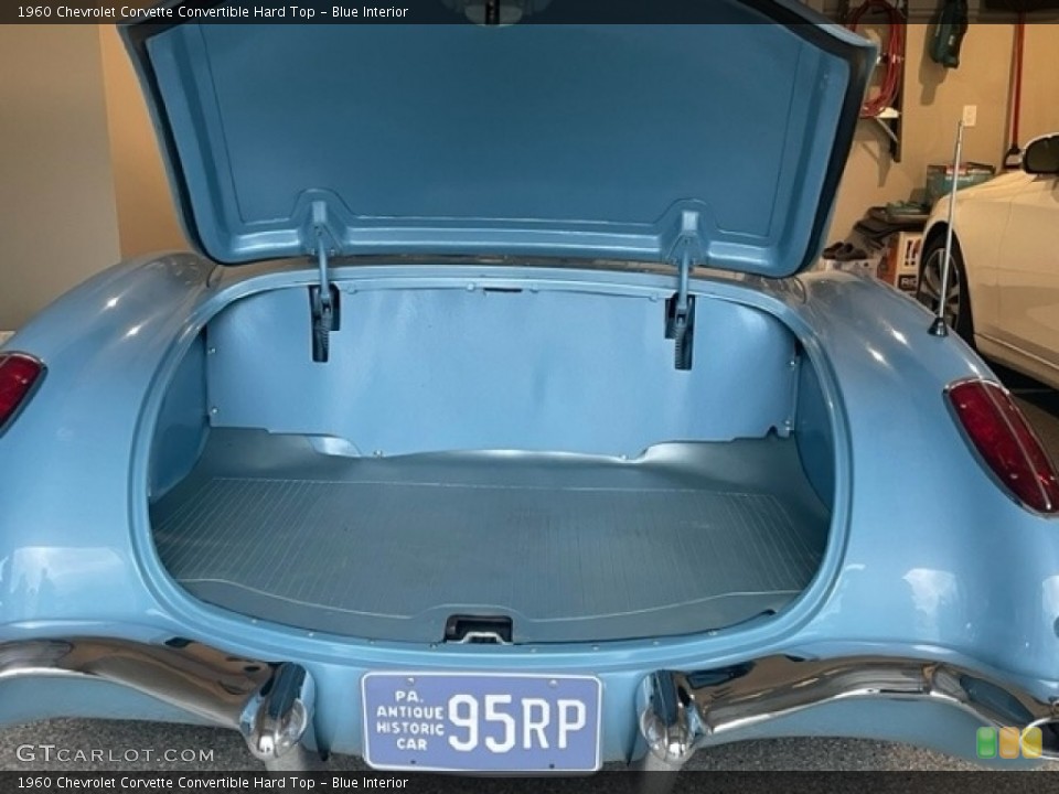 Blue Interior Trunk for the 1960 Chevrolet Corvette Convertible Hard Top #146223065