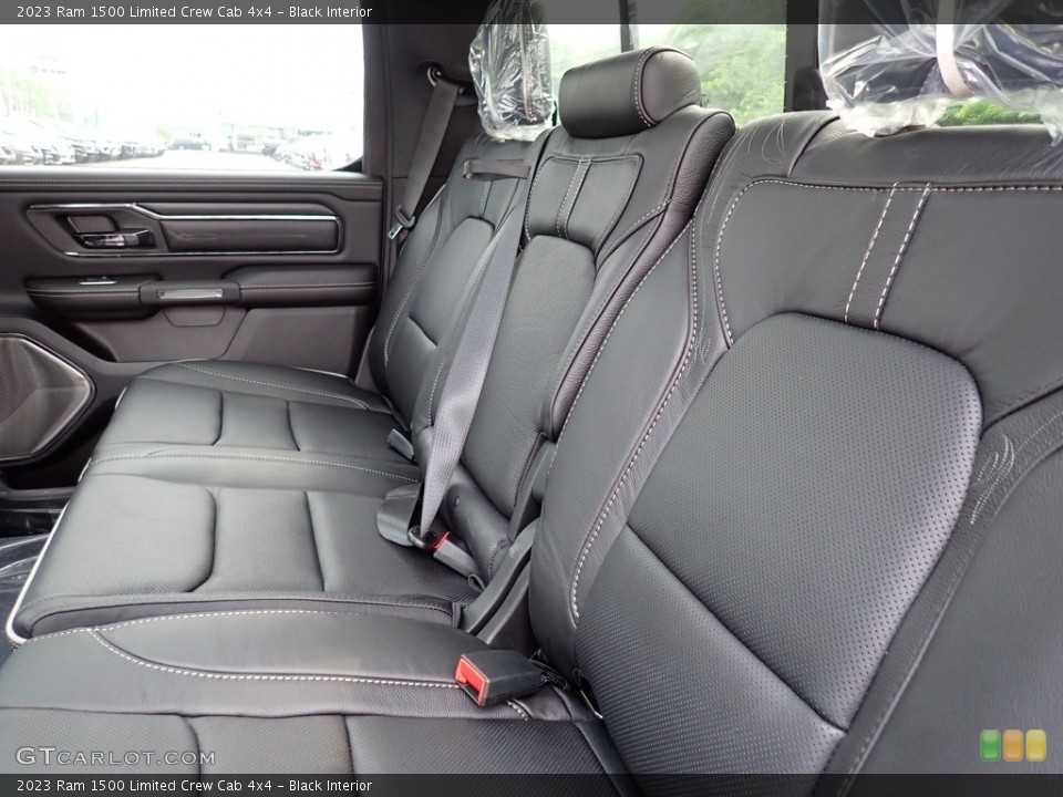 Black Interior Rear Seat for the 2023 Ram 1500 Limited Crew Cab 4x4 #146223318