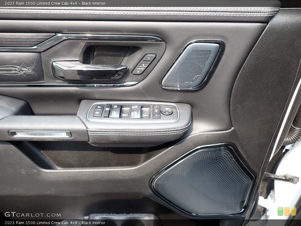Black Interior Door Panel for the 2023 Ram 1500 Limited Crew Cab 4x4 #146223363