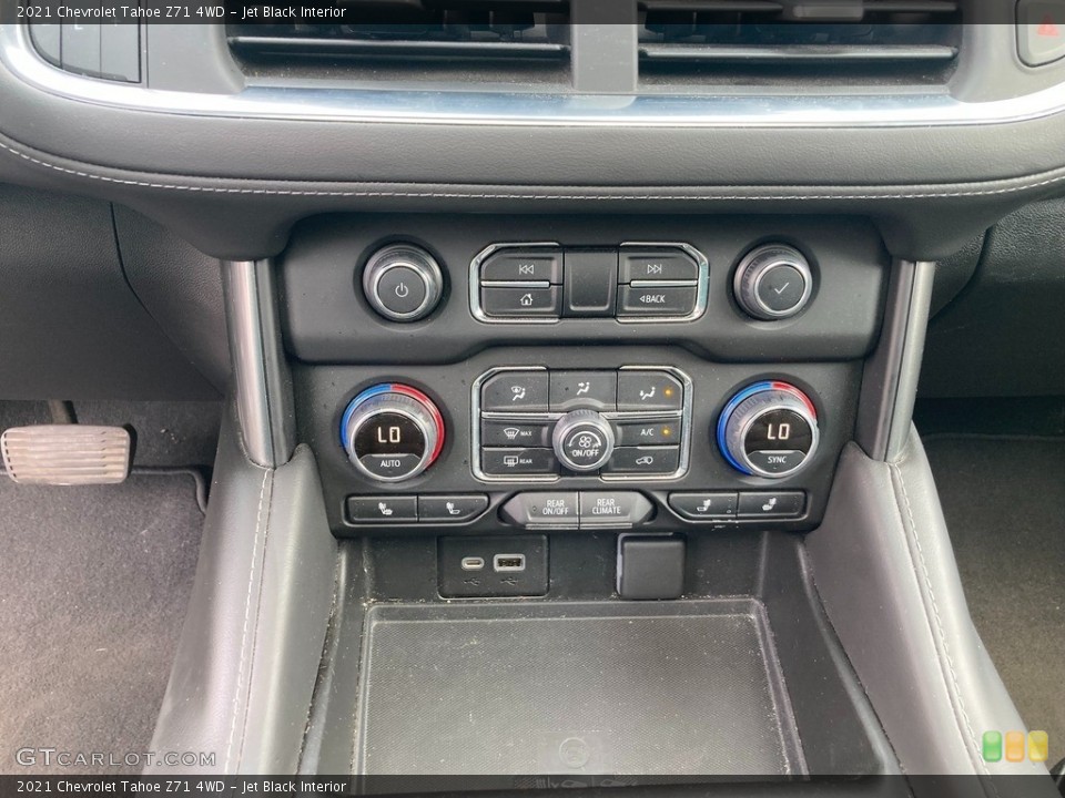 Jet Black Interior Controls for the 2021 Chevrolet Tahoe Z71 4WD #146224257
