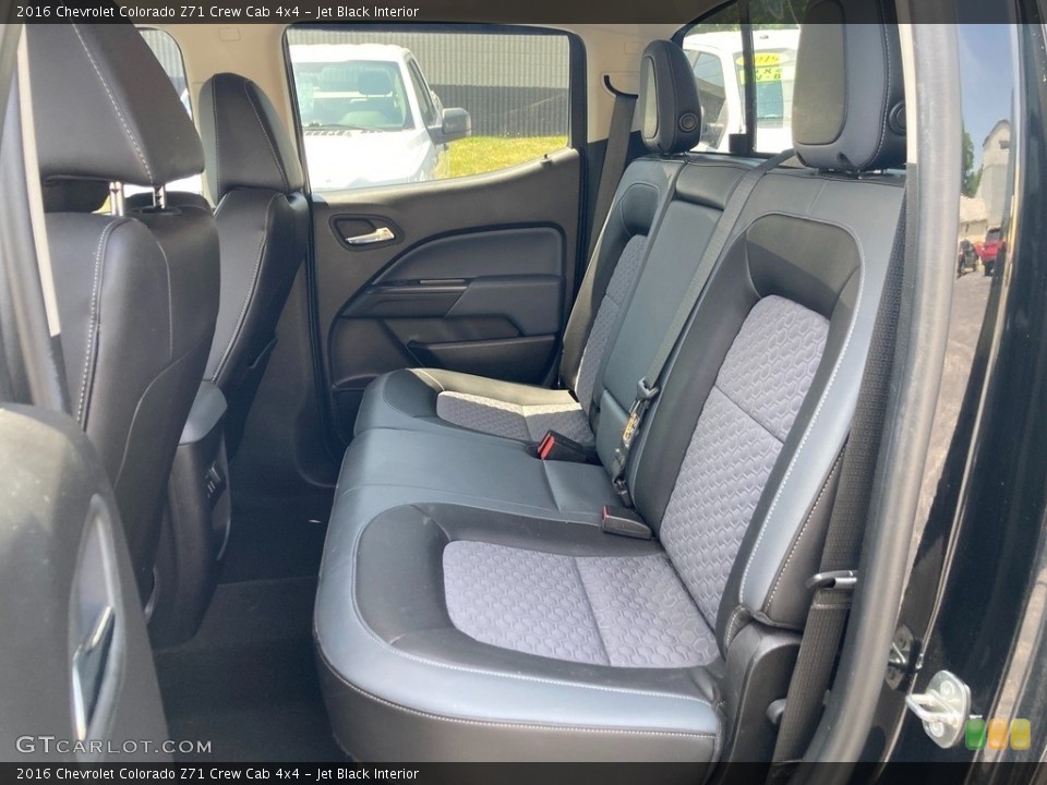 Jet Black Interior Rear Seat for the 2016 Chevrolet Colorado Z71 Crew Cab 4x4 #146224587