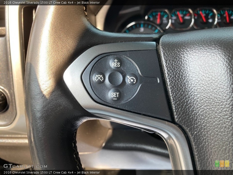 Jet Black Interior Steering Wheel for the 2016 Chevrolet Silverado 1500 LT Crew Cab 4x4 #146225592