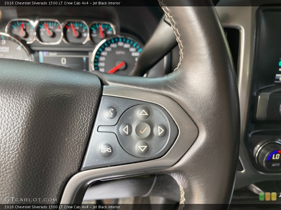 Jet Black Interior Steering Wheel for the 2016 Chevrolet Silverado 1500 LT Crew Cab 4x4 #146225634