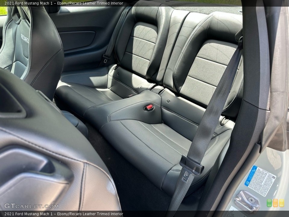 Ebony/Recaro Leather Trimed Interior Rear Seat for the 2021 Ford Mustang Mach 1 #146226789