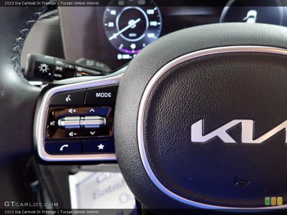 Tucsan Umber Interior Steering Wheel for the 2023 Kia Carnival SX Prestige #146226933