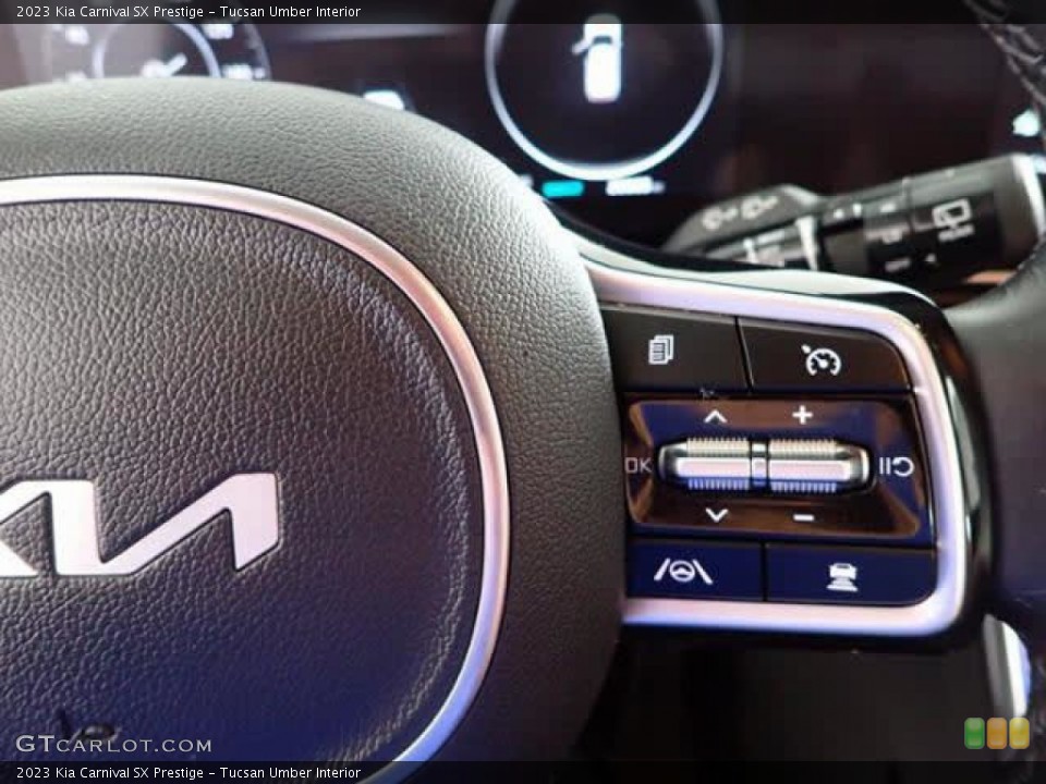 Tucsan Umber Interior Steering Wheel for the 2023 Kia Carnival SX Prestige #146226951