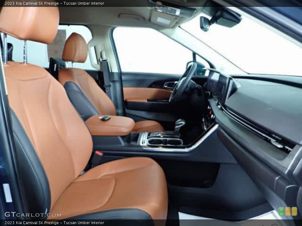 Tucsan Umber Interior Photo for the 2023 Kia Carnival SX Prestige #146227140