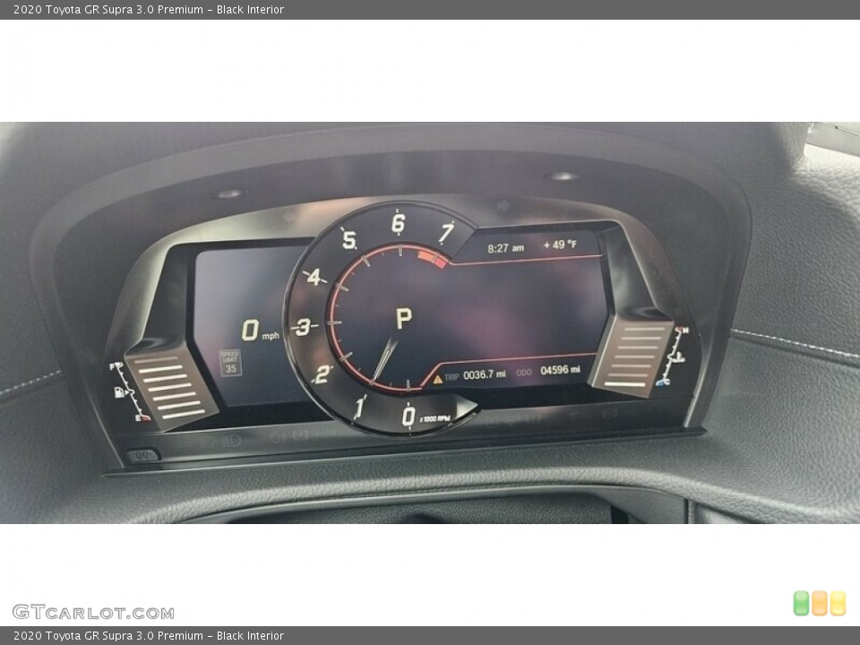 Black Interior Gauges for the 2020 Toyota GR Supra 3.0 Premium #146227374
