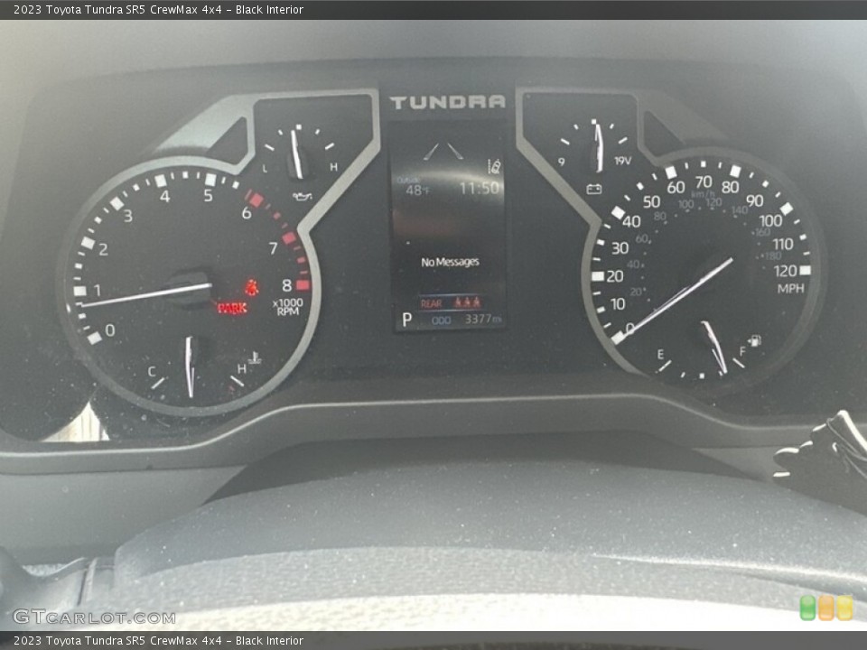 Black Interior Gauges for the 2023 Toyota Tundra SR5 CrewMax 4x4 #146228532