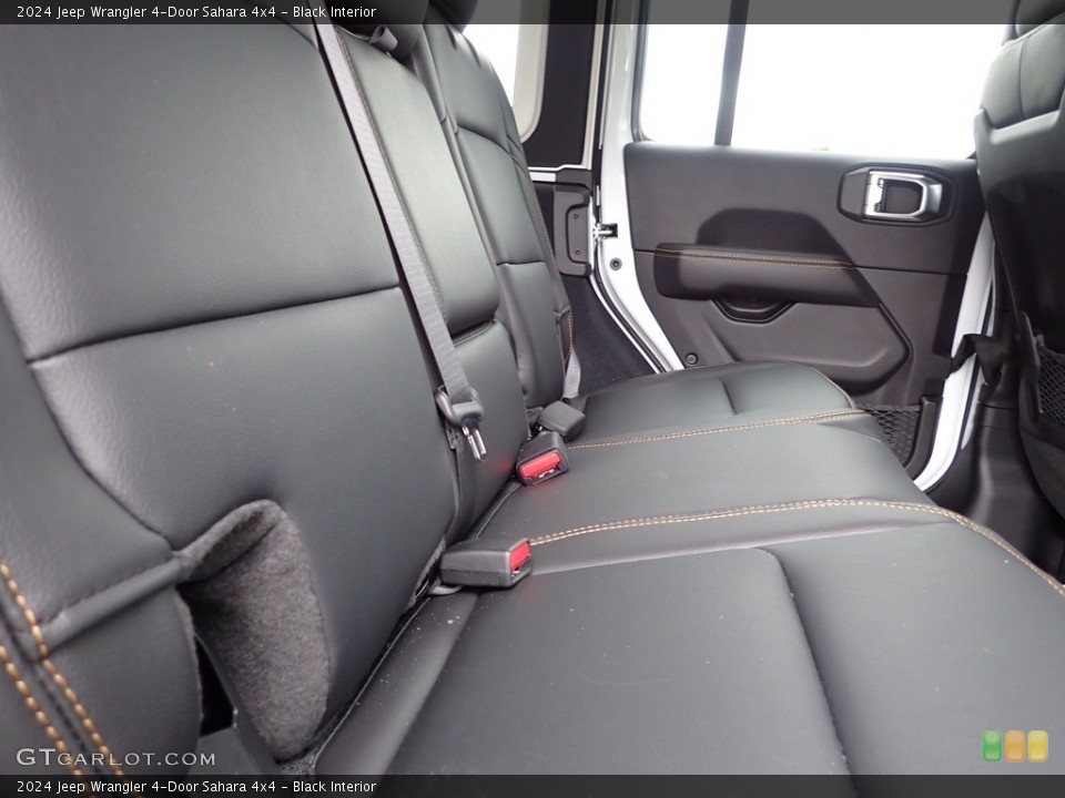 Black Interior Rear Seat for the 2024 Jeep Wrangler 4-Door Sahara 4x4 #146229648