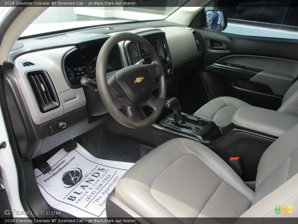 Jet Black/Dark Ash Interior Photo for the 2018 Chevrolet Colorado WT Extended Cab #146229896
